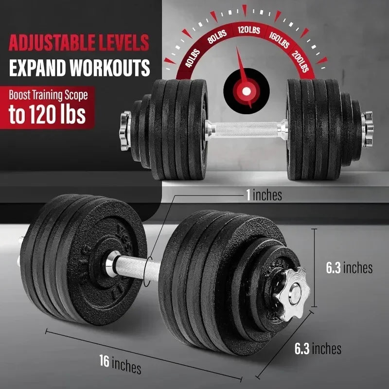 FlexMax Adjustable Dumbbells